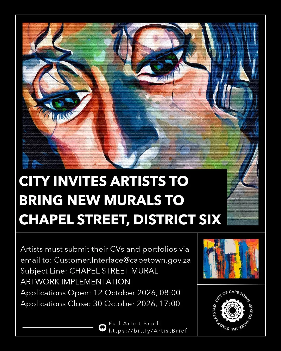 Chapel Street Mural Artwork Implementation — District Six, Cape Town